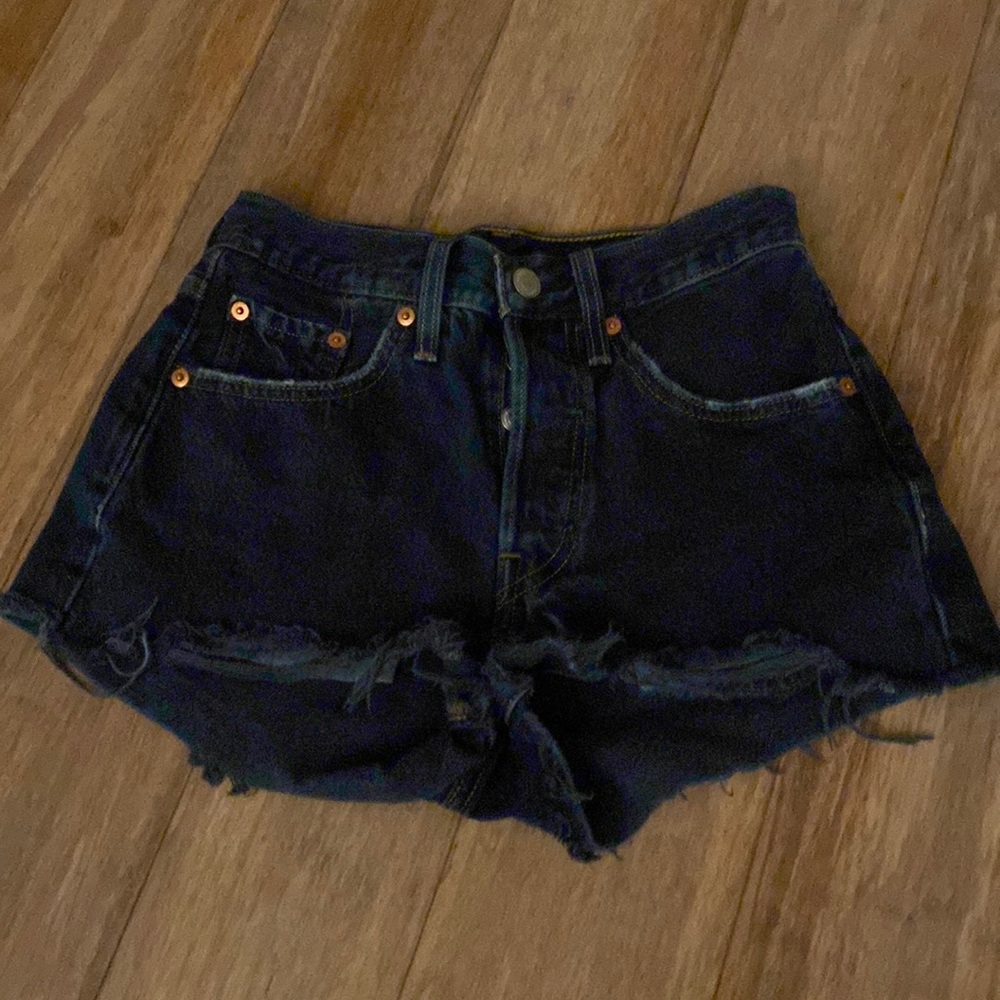 levi strauss denim shorts